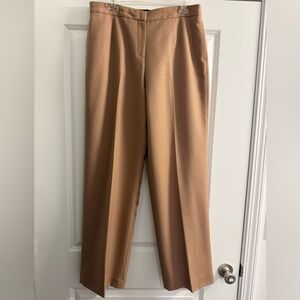 Pendleton Women’s Classic Fit 100% Wool Pants Camel Color Size 14